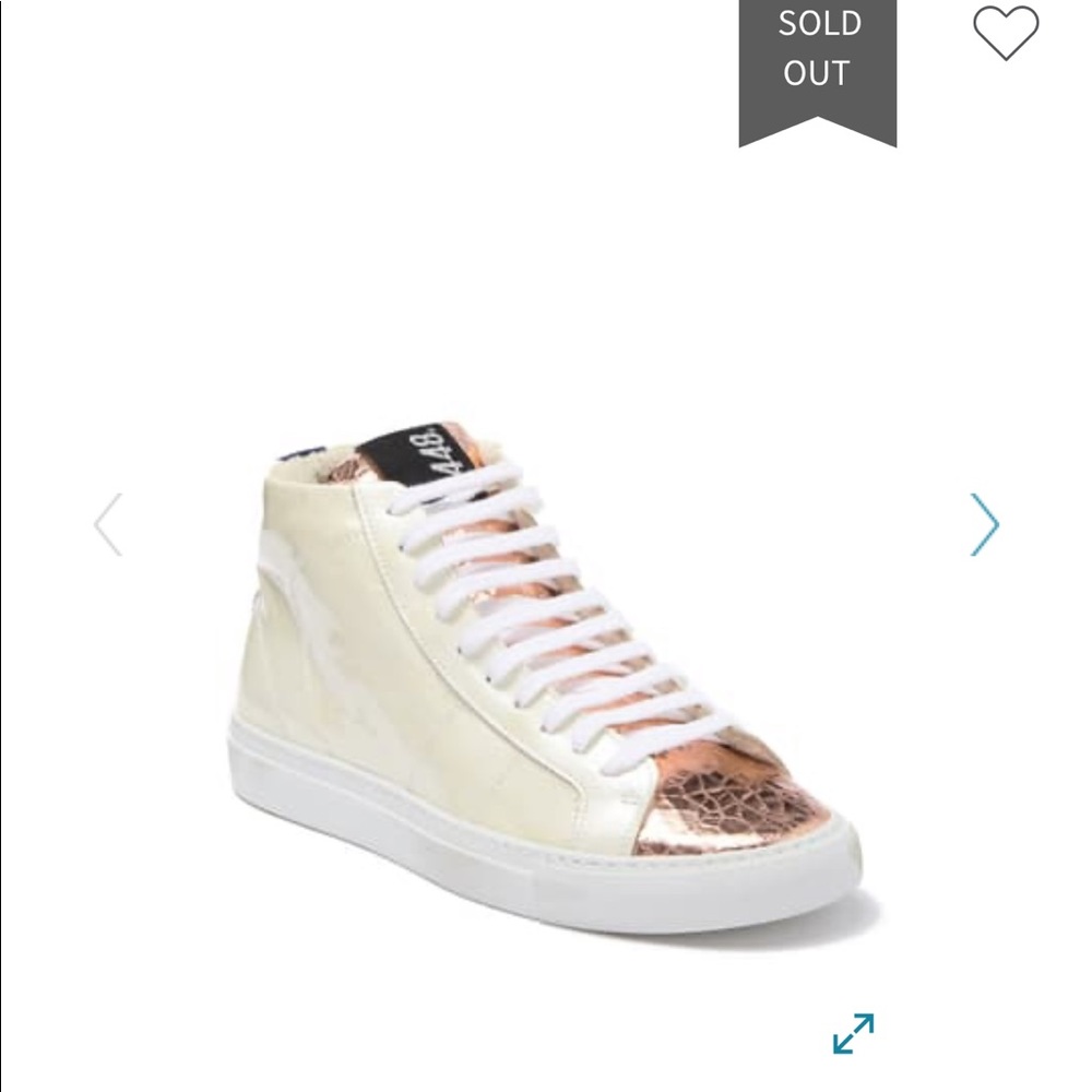 P448 mid top sneaker